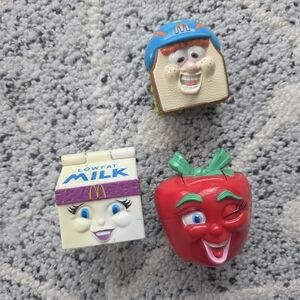 Vintage McDonald's Happy Meal Toys 1993 Food Fundamentals transformer toys